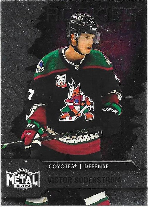 2020-21 Skybox Metal Universe Rookies #119 Victor Söderström , Arizona Coyotes RC