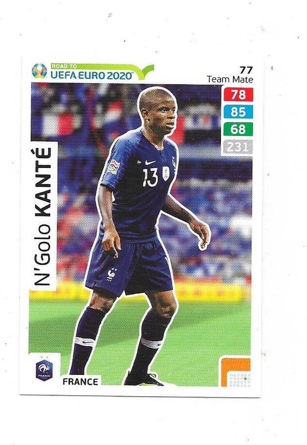 2020 Panini Adrenalyn XL Road to UEFA EURO 2020 #77 N`Golo Kantè  , France