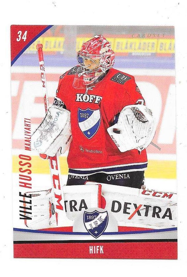 2015-16 Finnish Cardset #202 Ville Husso HIFK , Anaheim Ducks