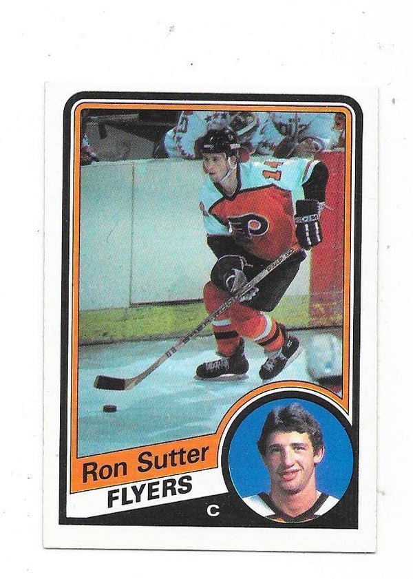 1984-85 OPC NHL Ice Hockey Card #170 Ron Sutter , Philadelphia Flyers RC