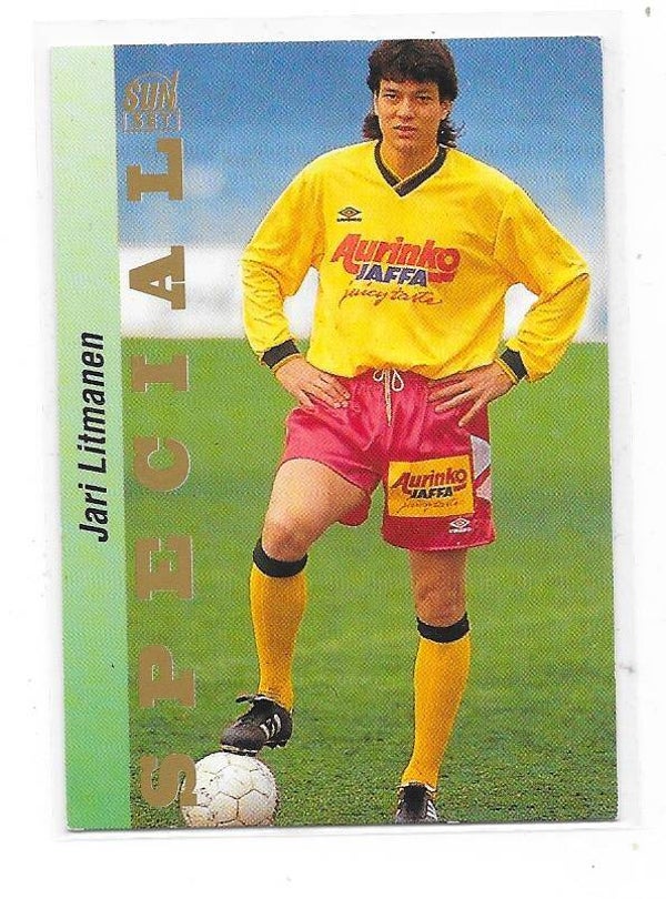 1994 Finnish Sunset Football Special #290 Jari Litmanen , Mypa , Ajax Amsterdam