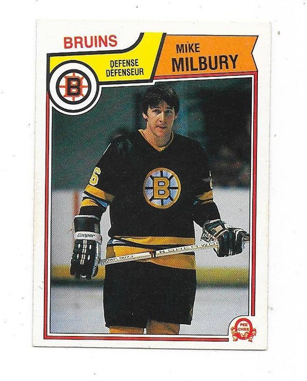 1983-84 OPC #55 Mike Milbury  , Boston Bruins