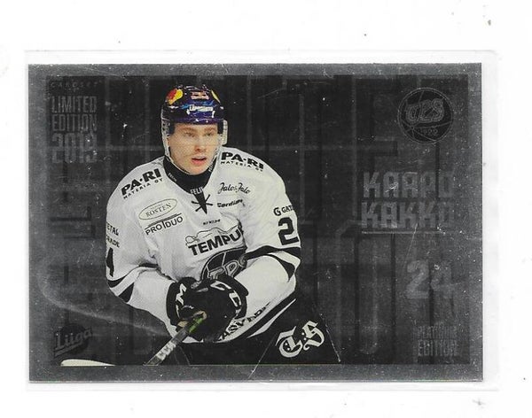 2019-20 Finnish Cardset Platinum edition #24 Kaapo Kakko  TPS , Seattle Kraken
