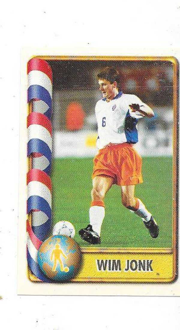 1998 Navarrete France 98 World Cup Football Sticker #290 Wim Jonk , Netherlands