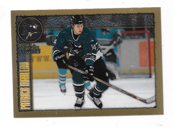 1998-99 OPC Chrome NHL Card #170 Patrick Marleau , San Jose Sharks