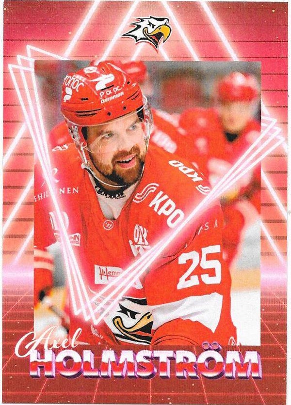 2024-24 Finnish Vaasan Sport Teamissued Ice Hockey Card #25 Axel Holmström , Skellefteå AIK