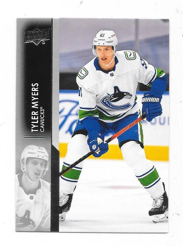 2021-22 Upper Deck NHL Ice Hockey Card #177 Tyler Myers , Vancouver Canucks