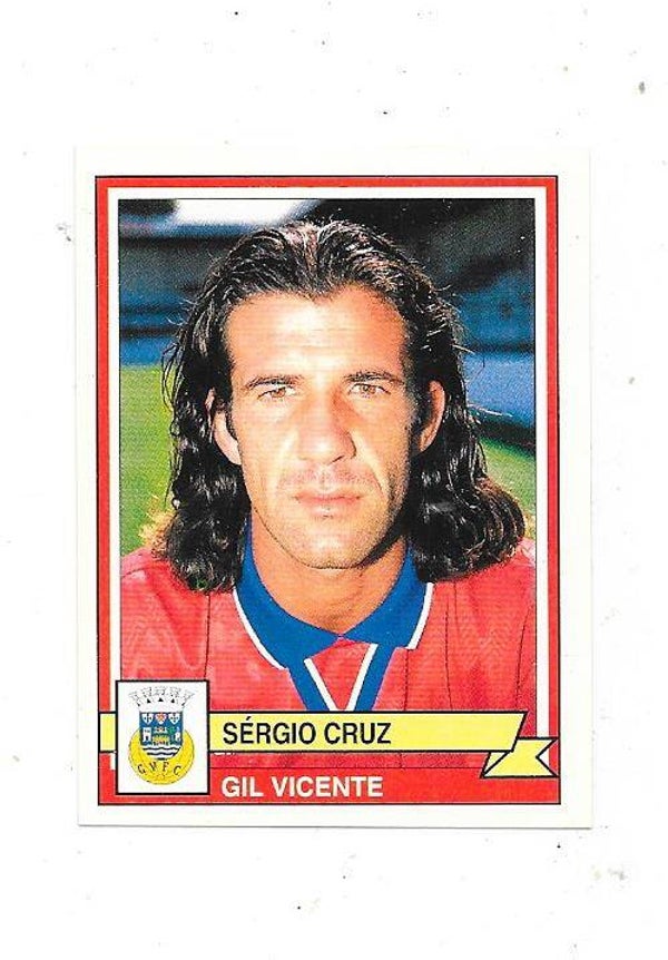 1994-95 Panini Portugese Futebol Sticker #161 Sergio Cruz , Gil Vicente