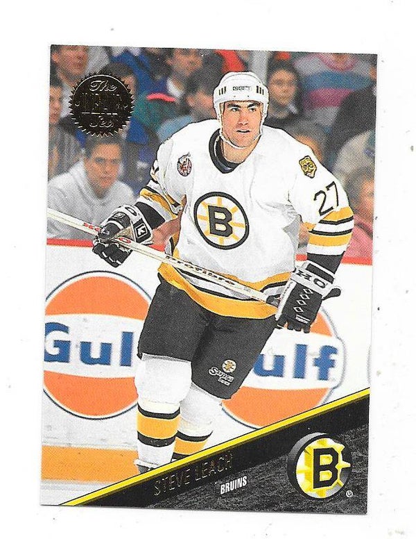 1993-94 LEAF #3 Steve Leach , Boston Bruins