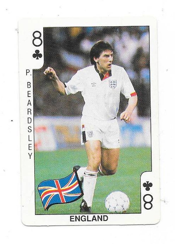 1990 Dandy Football FIFA World Cup Italia 90 #C8 Peter Beardsley , England , Everton