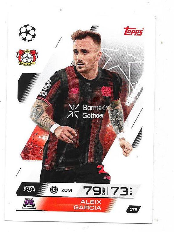 2025-26 Topps Match Attax Champions League #179 Aleix Garcia , Bayer Levekusen, Germany