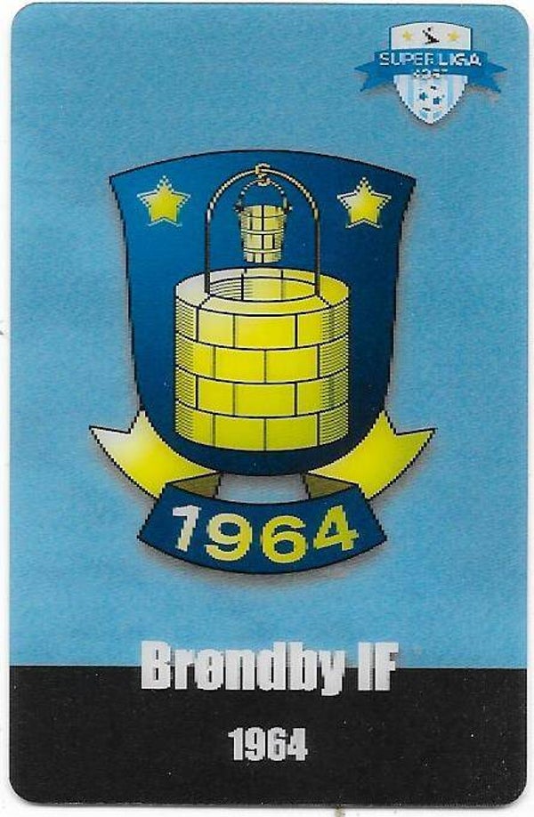 2012-13 Danish Kulma Superliga Kort Football card # Brøndby IF , Logo card