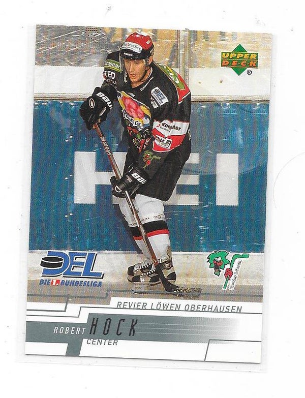 2001-02 German DEL Upper Deck Ice Hockey Card #204 Robert Hock , Revier Löwen Oberhausen