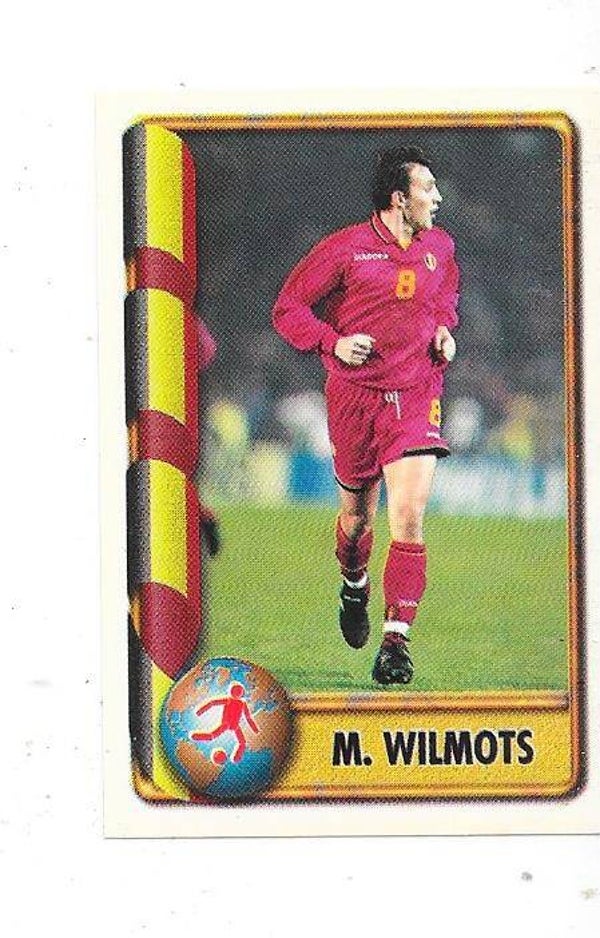 1998 Navarrete France 98 World Cup Football Sticker #90 Marc Wilmots , Belgium