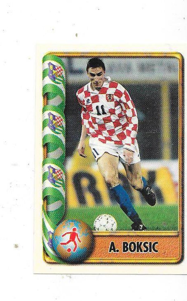 1998 Navarrete France 98 World Cup Football Sticker #199 Alen Bokšić , Croatia