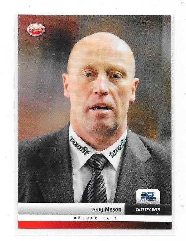 2007-08 German DEL Ice hockey card #391 Doug Mason , Kölner Haie , Tilburg Trappers