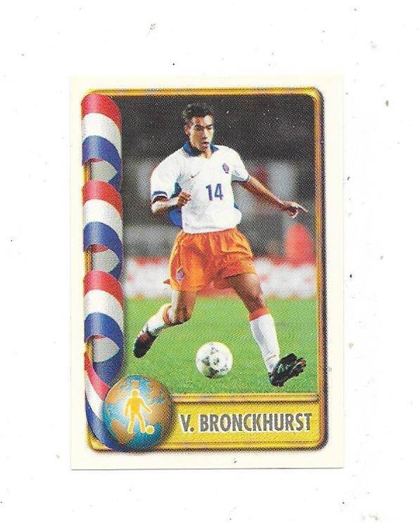 1998 Navarrete FIFA France 98 Sticker #291 Giovanni Van Bronckhorst , Netherlands