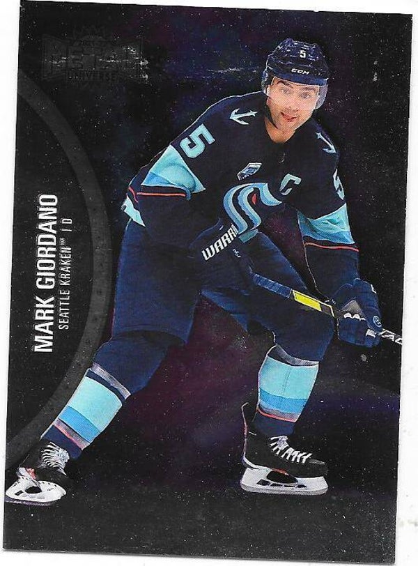 2021-22 Skybox Metal Universe #34 Mark Giordano , Seattle Kraken