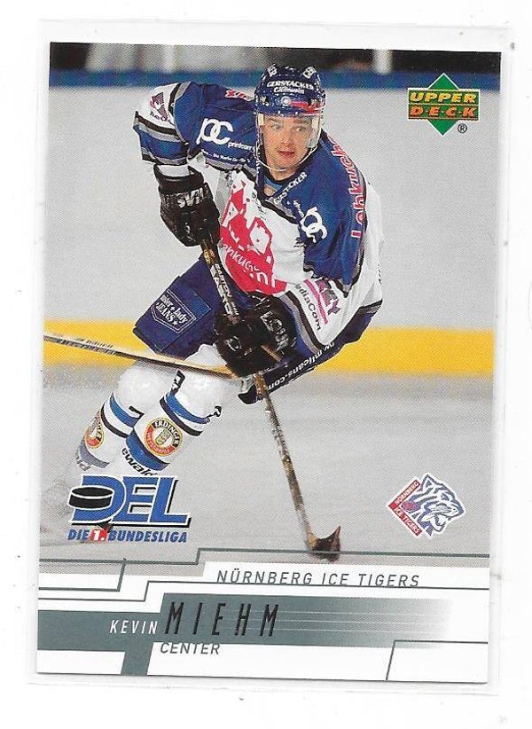 2001-02 German DEL Upper Deck Ice Hockey Card #196 Daniel Kunce , Nürnberg Ice Tigers
