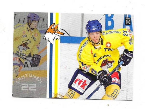 2007-08 Finnish Cardset Ice Hockey Card #277 Ossipekka Lehtonen , Lukko Rauma