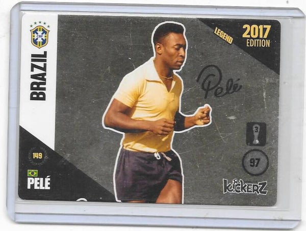 2016-17 Swedish Kickerz Football Legends # PELE , BRAZIL