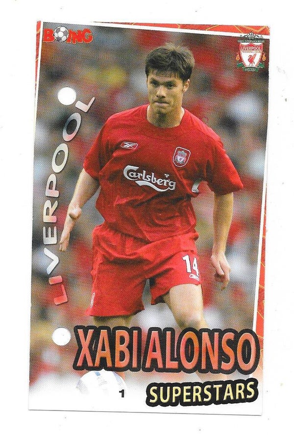 2005-06 Finnish Boing Superstars #1 Xabi Alonso Liverpool , Spain