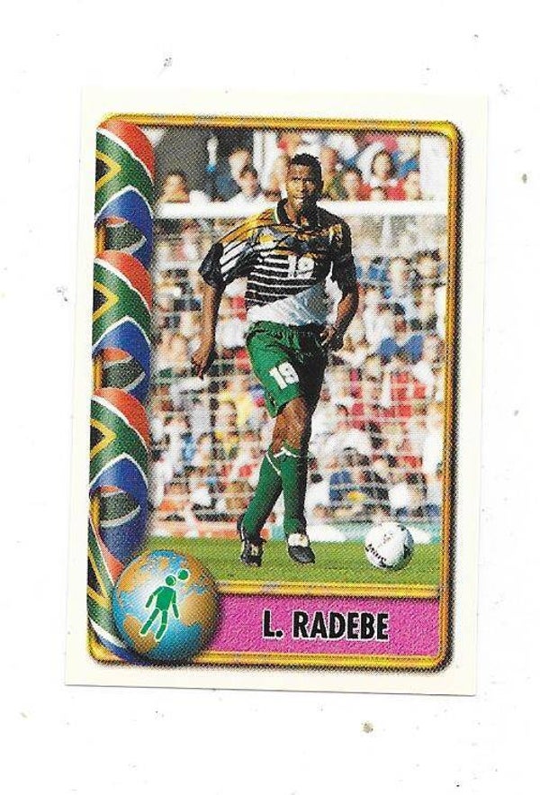 1998 Navarrete FIFA France 98 Sticker #463 Lucas Radebe , South Africa