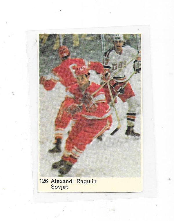 1970 Swedish Cumulus Mästar Serie #126 Alexander Ragulin , CCCP / Soviet Union