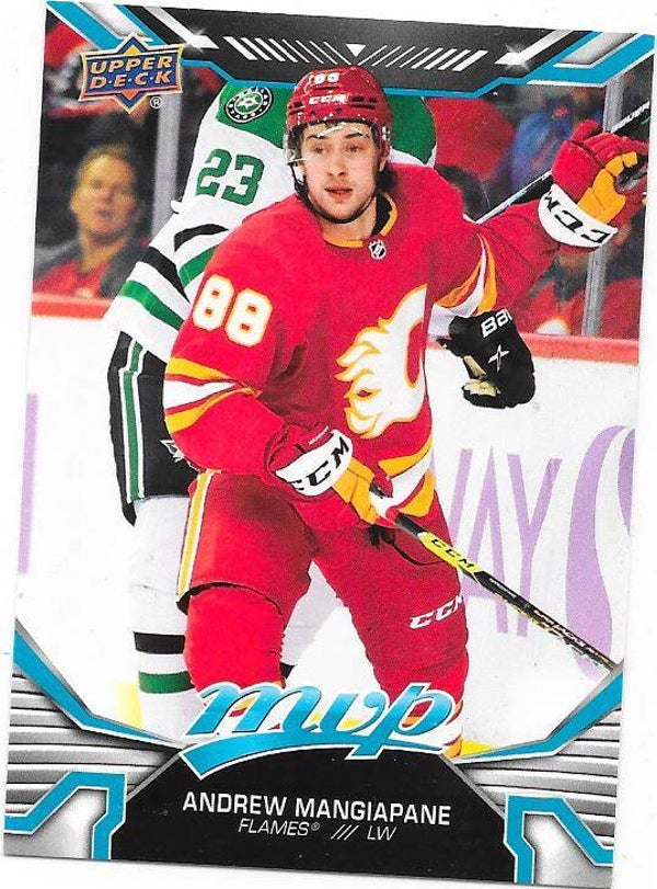 2022-23 Upper Deck MVP NHL Ice Hockey Cards #176 Andrew Mangiapane , Calgary Flames