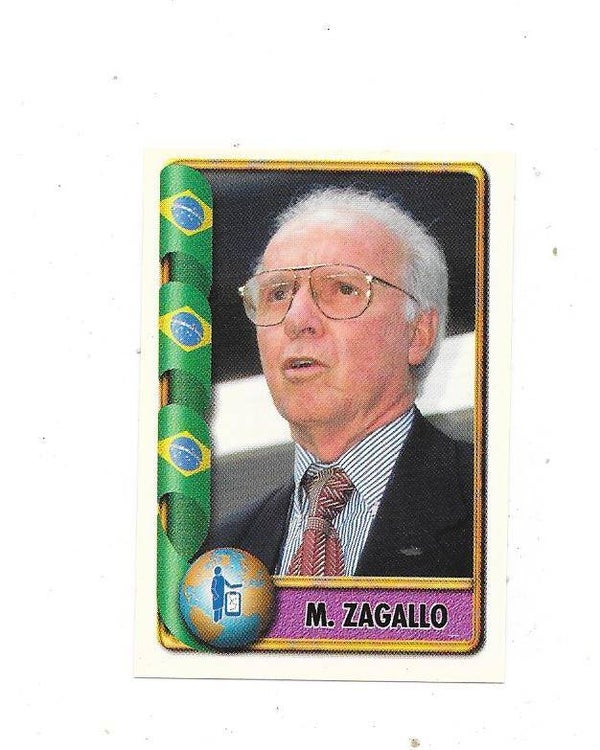1998 Navarrete FIFA France 98 Sticker #92 Mário Zagallo , Brasil