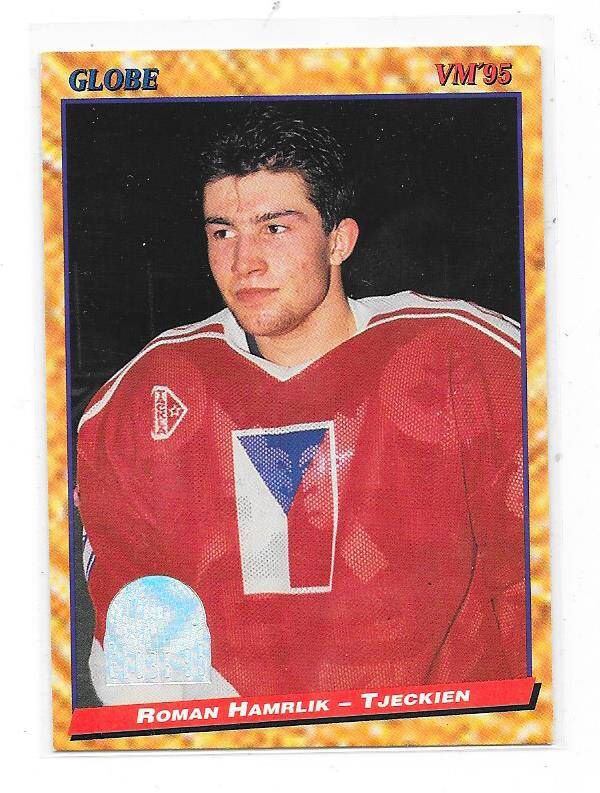 1995 Swedish Semic Globe 95 #149 Roman Hamrlik ,  Czechia