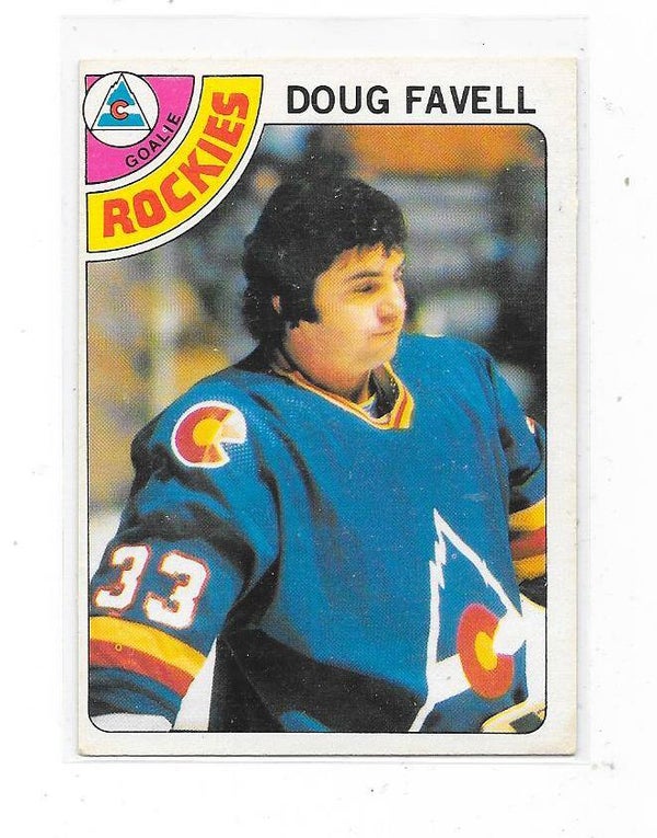 1978-79 OPC NHL Ice Hockey Card #54 Doug Favell , Colorado Rockies