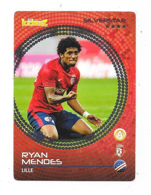 2014-15 Swedish Kickerz Silverstar # Ryan Mendes , Lille & Cape Verde