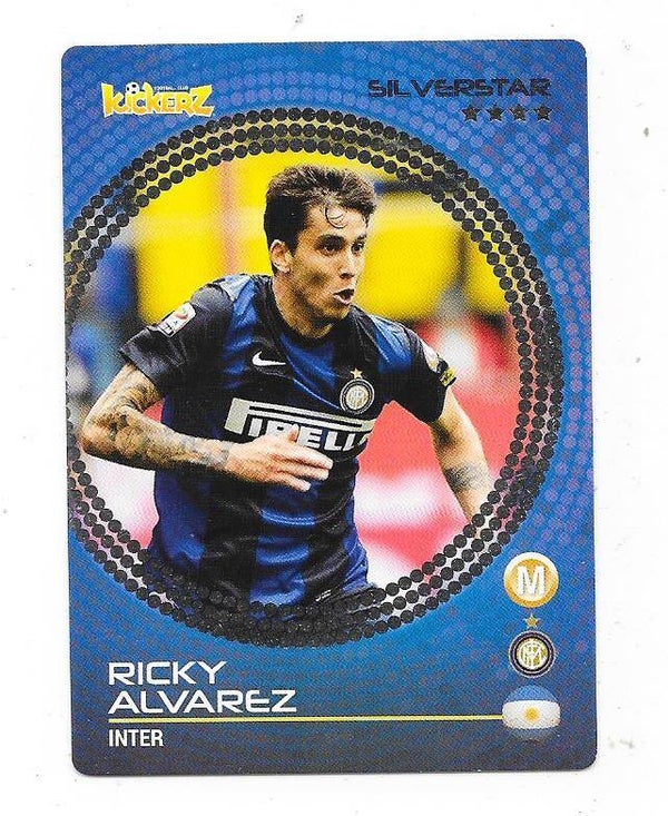 2014-15 Swedish Kickerz Silverstar # Ricky Alvarez , Inter Milan & Argentina