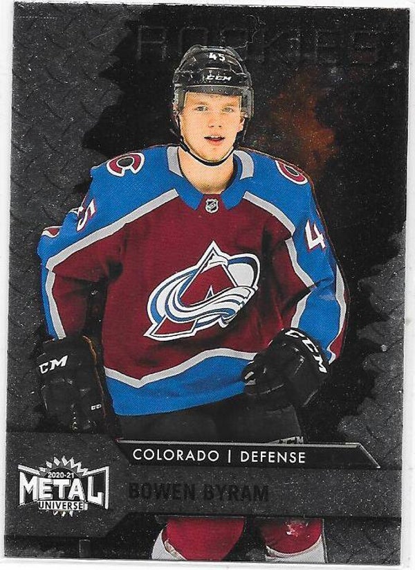 2020-21 Skybox Metal Universe Rookies #120 Bowen Byran , Colodado Avalanche RC