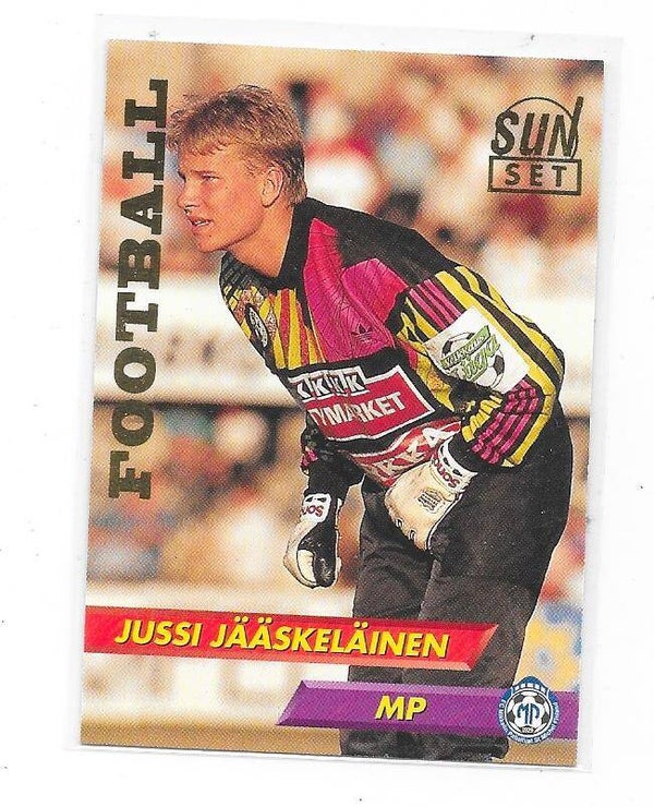 1994 Finnish Sunset GOLD #81 Jussi Jääskeläinen MP , Bolton Wanderers RC
