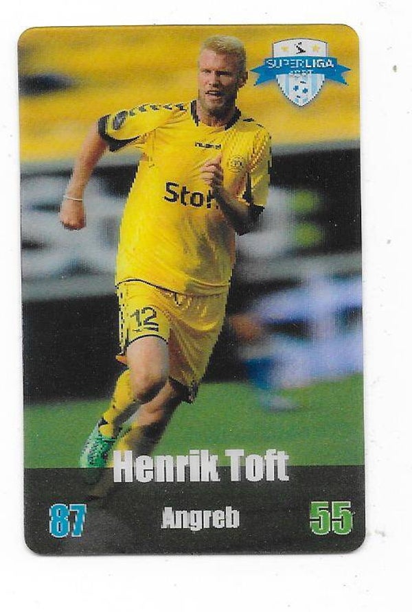 2012-13 Danish Superliga Kort Kulma Football Card  # Henrik Toft , AC Horsens