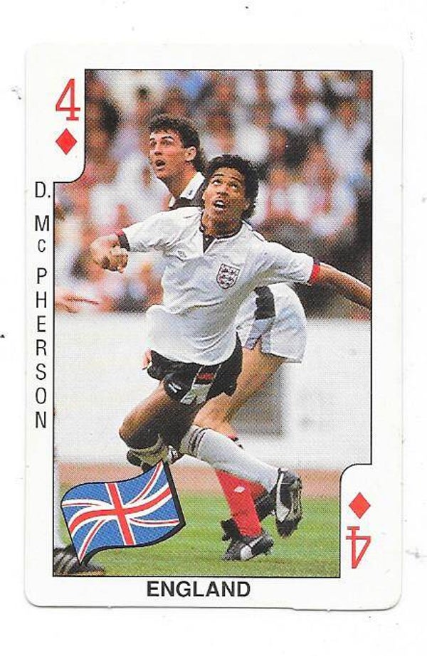 1990 Dandy Football FIFA World Cup Italia 90 #D4 Dave McPherson , Scotland , Heart of Midlothian