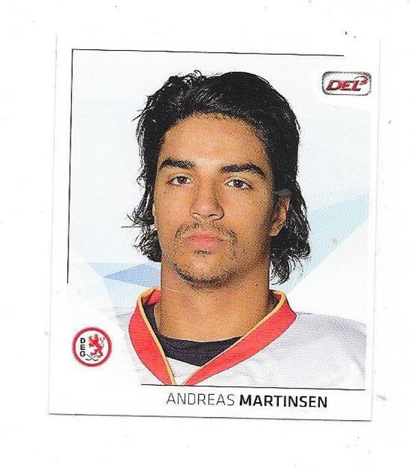 2015 DEL CityPress Ice Hockey Card #55 Andreas Martinsen , Düsseldorfer EG & Storhamar