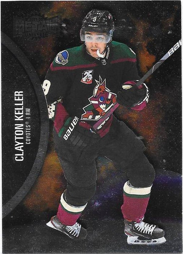 2021-22 SkyBox Metal Universe #67 Clayton Keller , Arizona Coyotes