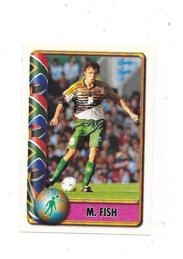 1998 Navarrete FIFA France 98 Sticker #464 Mark Fish , South Africa