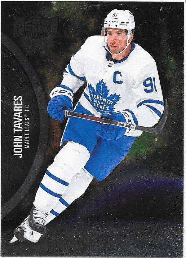 2021-22 SkyBox Metal Universe #51 John Tavares , Toronto Maple Leafs