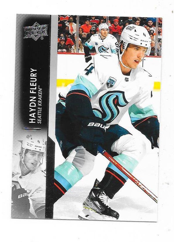2021-22 Upper Deck NHL Ice Hockey Card #400 Hayden Fleury , Seattle Kraken