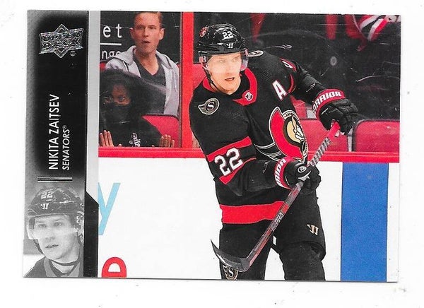 2021-22 Upper Deck NHL Ice Hockey Card #379 Nikita Zaitsev , Ottawa Senators