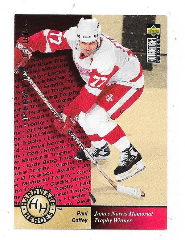 1995-96 UD Collector`s Choice Players Club Paraller #390 Paul Coffey , Detroit Red Wings