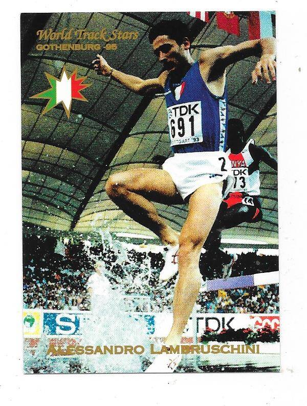 1995 Gothenburg World Track Stars #34 Alessandro Lambruschini , Italia