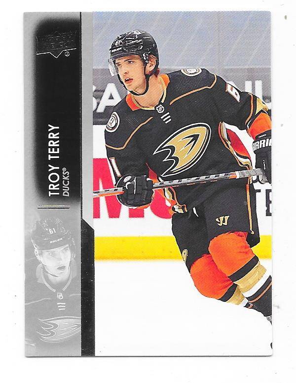 2021-22 Upper Deck NHL Ice Hockey Card #6 Troy Terry , Anaheim Ducks