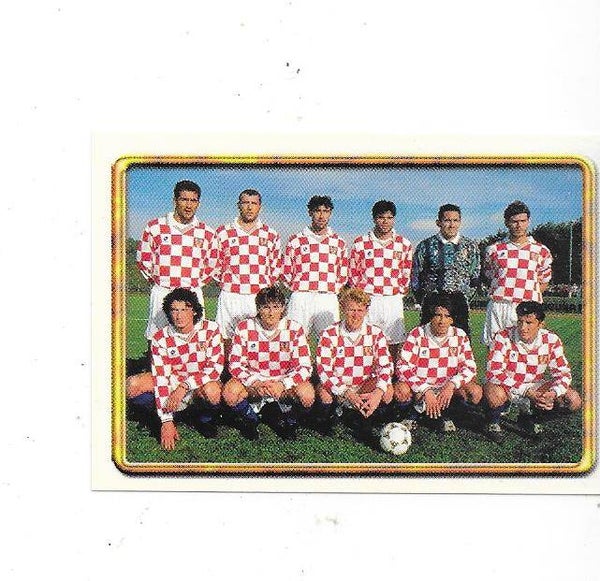 1998 Navarrete FIFA France 98 World Cup Sticker #187 TEAM CROATIA