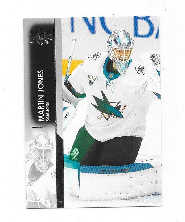 2021-22 Upper Deck NHL Ice Hockey Cards #150 Martin Jones , San Jose Sharks