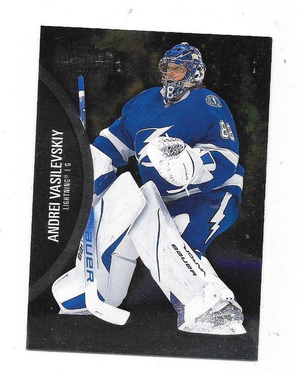 2021-22 SkyBox Metal Universe #40 Andrei Vasilevskiy , Tampa Bay Lightning
